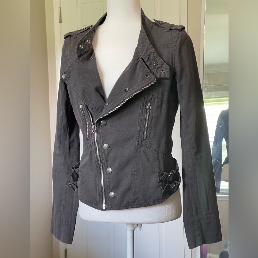 Rare Diesel Moto Style Denim Jacket